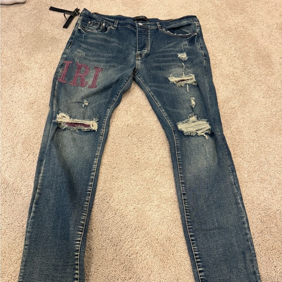 Amiri Denim Blue Jeans - Picture 2 of 6